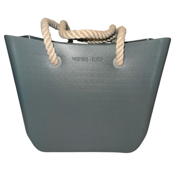 Versa Tote Original EVA Waterproof Tote with Rope Handles Slate Green - Picture 8 of 8